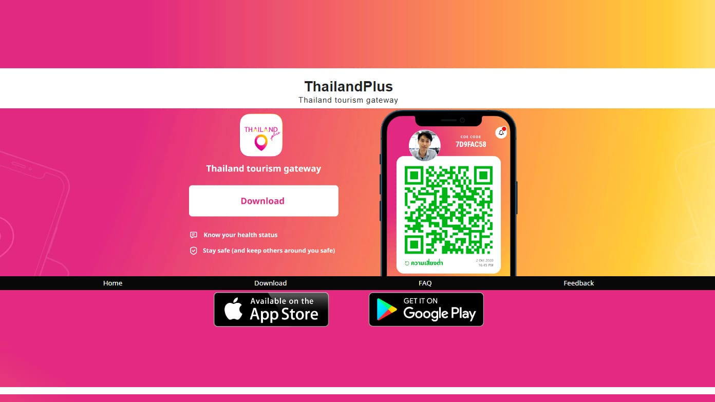 Persbericht: Buitenlandse toeristen verplicht tot installatie ‘ThailandPlus’ app