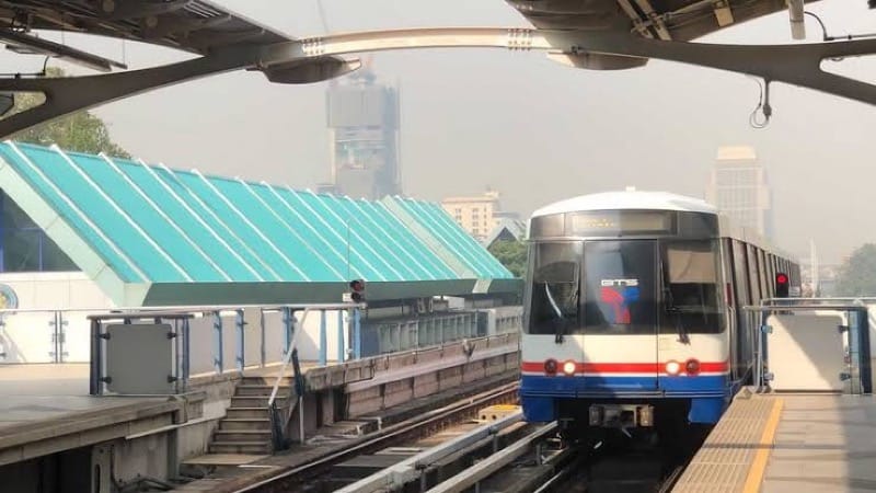 Tariefverhoging op de groene BTS lijn Bangkok uitgesteld