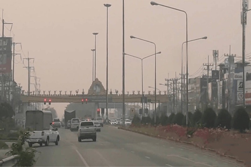 De aanhoudende smog in Chiang Mai zorgt voor extreem hoog ziekenhuisbezoek
