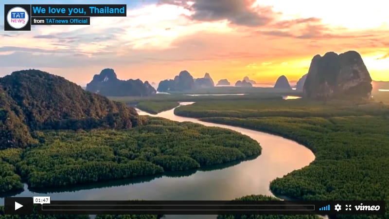 VIDEO – Boodschap van Thailand aan de wereld: WE HOUDEN VAN JULLIE!