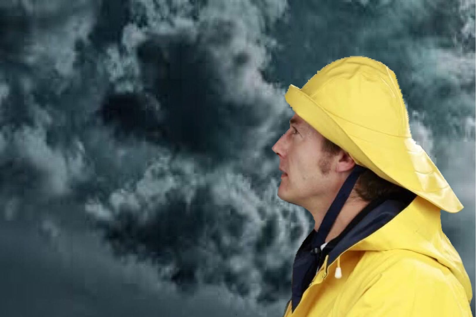 De jaarlijkse zomerstorm naderen het noorden van Thailand