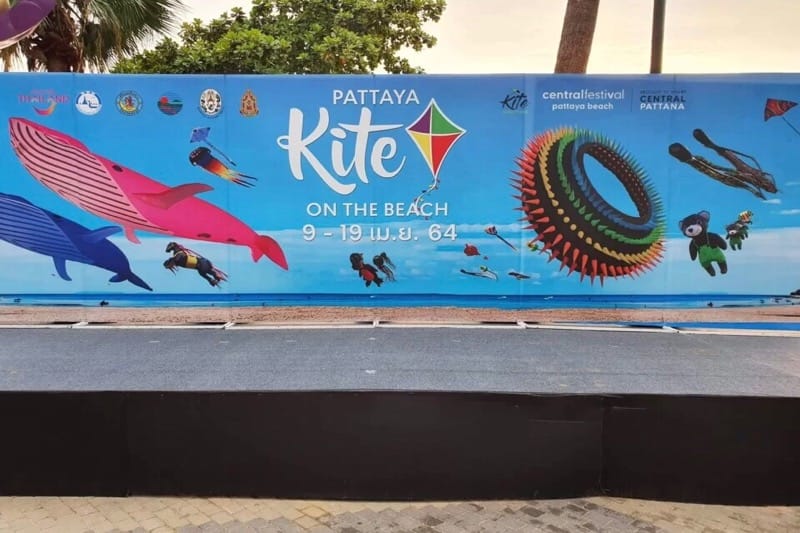 Een blik op het vliegerfestival van Pattaya deze week