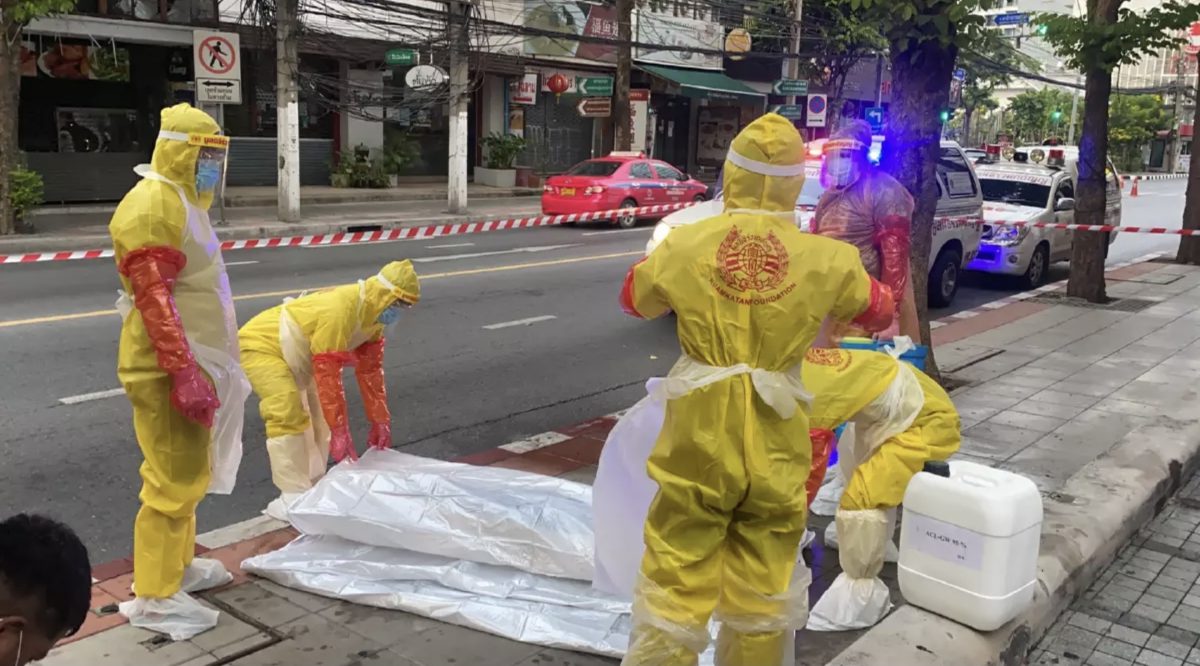 Gezondheidsdienst Bangkok tast in het duister omtrent de indentiteit van een man die door onbekende oorzaak stierf