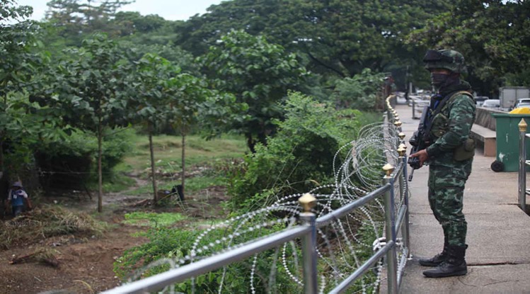 De Thaise grensbewaking op geschaald nadat er een Covid-variant werd aangetroffen