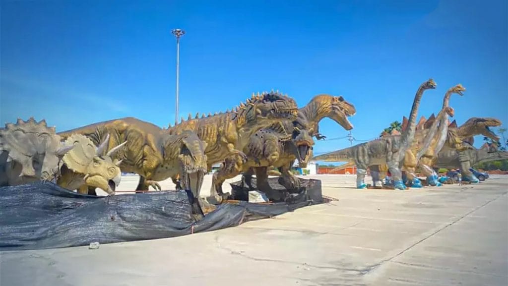 De dinosaurussen waren in een mum van tijd verkocht, maar wie heeft deze prehistorische beelden nu gekocht