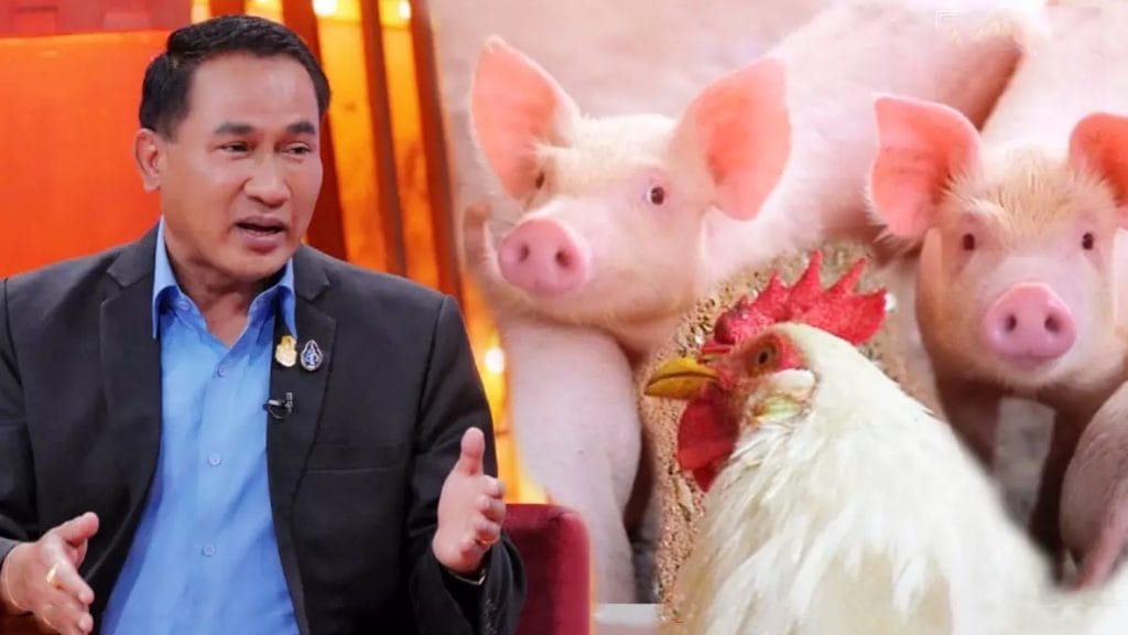 Het veedepartement van Thailand waarschuwt voor justitiële vervolging na fake-nieuws over varkensvlees, kippenconsumptie