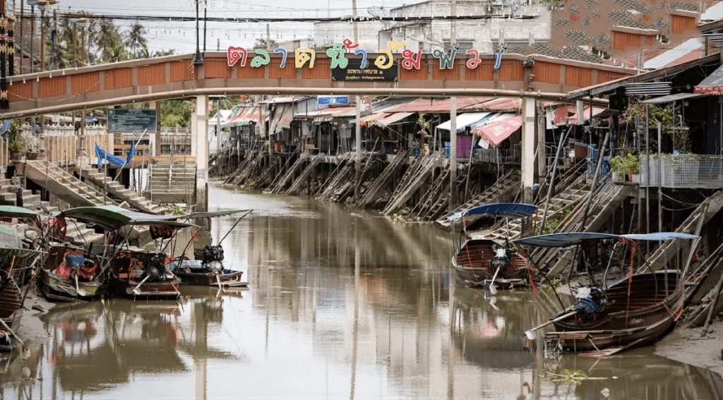 Wat heeft de Covid19 pandemie met de beroemde drijvende markt van Thailand gedaan?