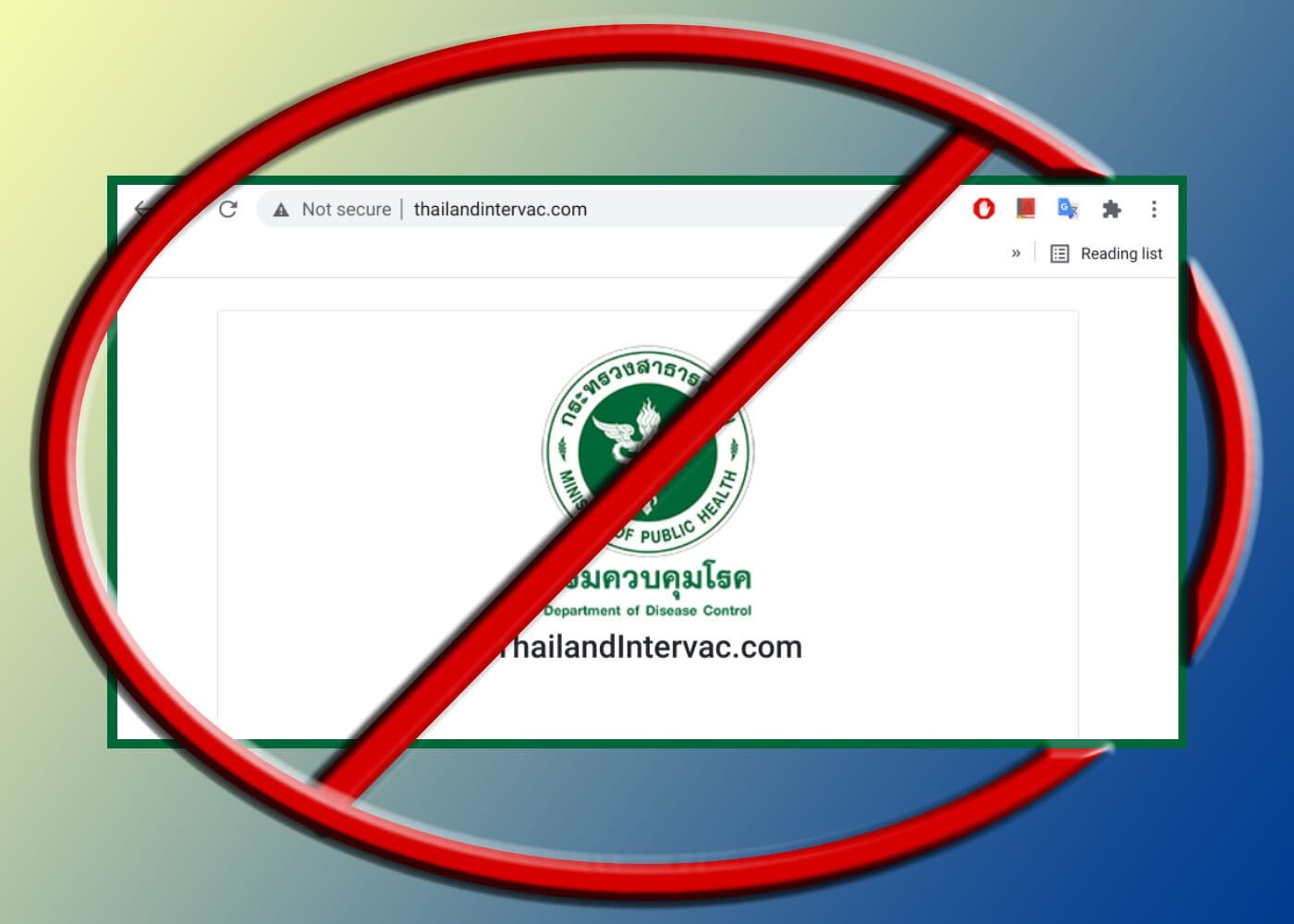 De onstabiele registratie-website van de Thaise regering voor vaccins vervangen door die van ziekenhuizen