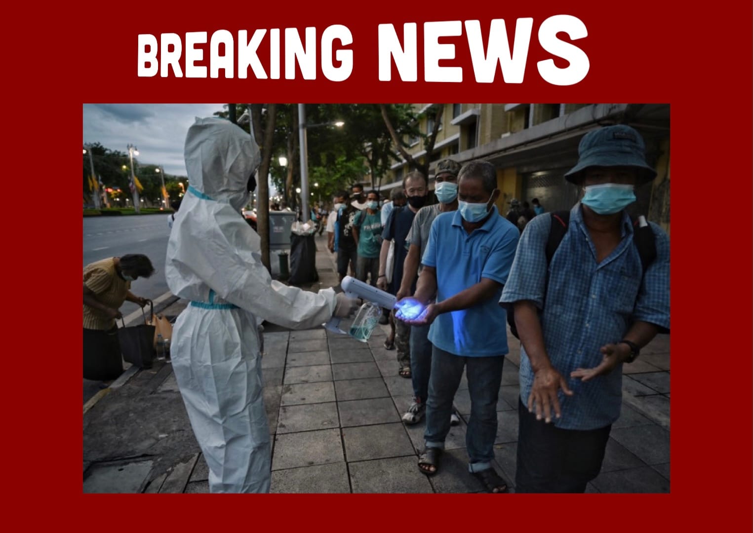 Vanaf dinsdag krijgen de donkerrode gekleurde provincies van Thailand te maken met drastische Covid19 maatregelen