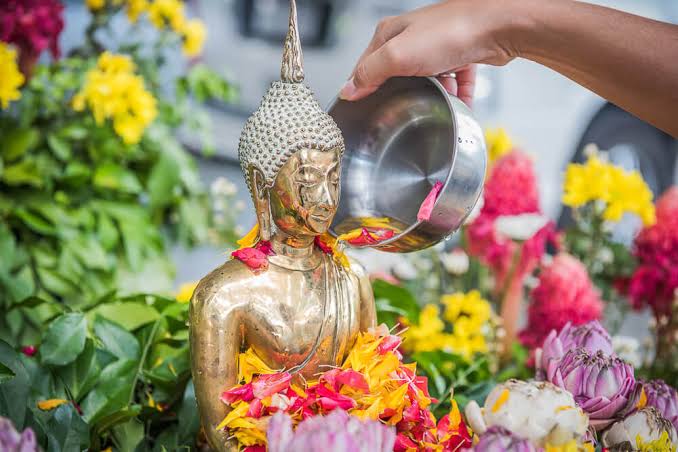 Het Songkran festival vermeld als 1 van de top 3 festivals in Azië