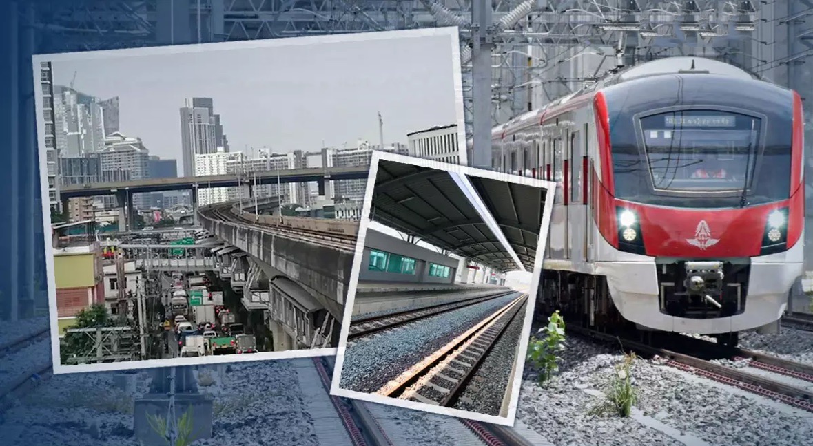 Vijf oplossingen in overweging genomen om de geluidsoverlast door de Red Line in Bangkok aan te pakken