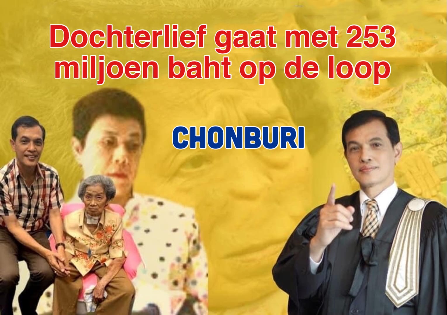 Rechtbank van Chonburi deelt 12 jaar gevangenisstraf uit voor stelende dochter