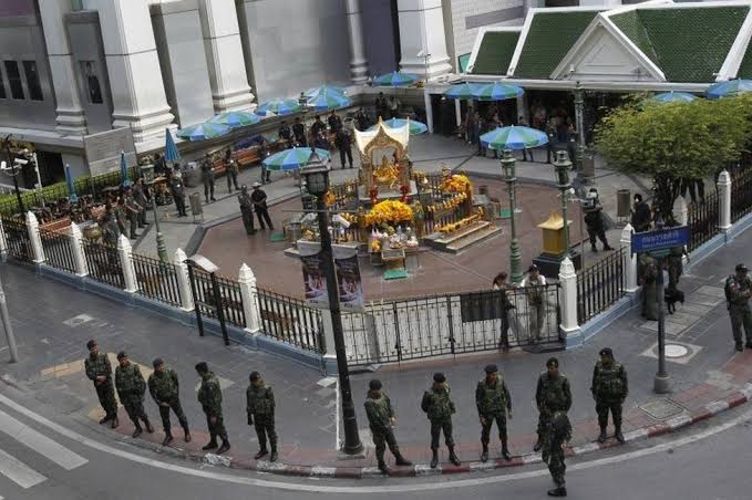 Het proces tegen de Oeigoerse bommenplaatsers bij het Erawan-heiligdom in Bangkok wordt voortgezet