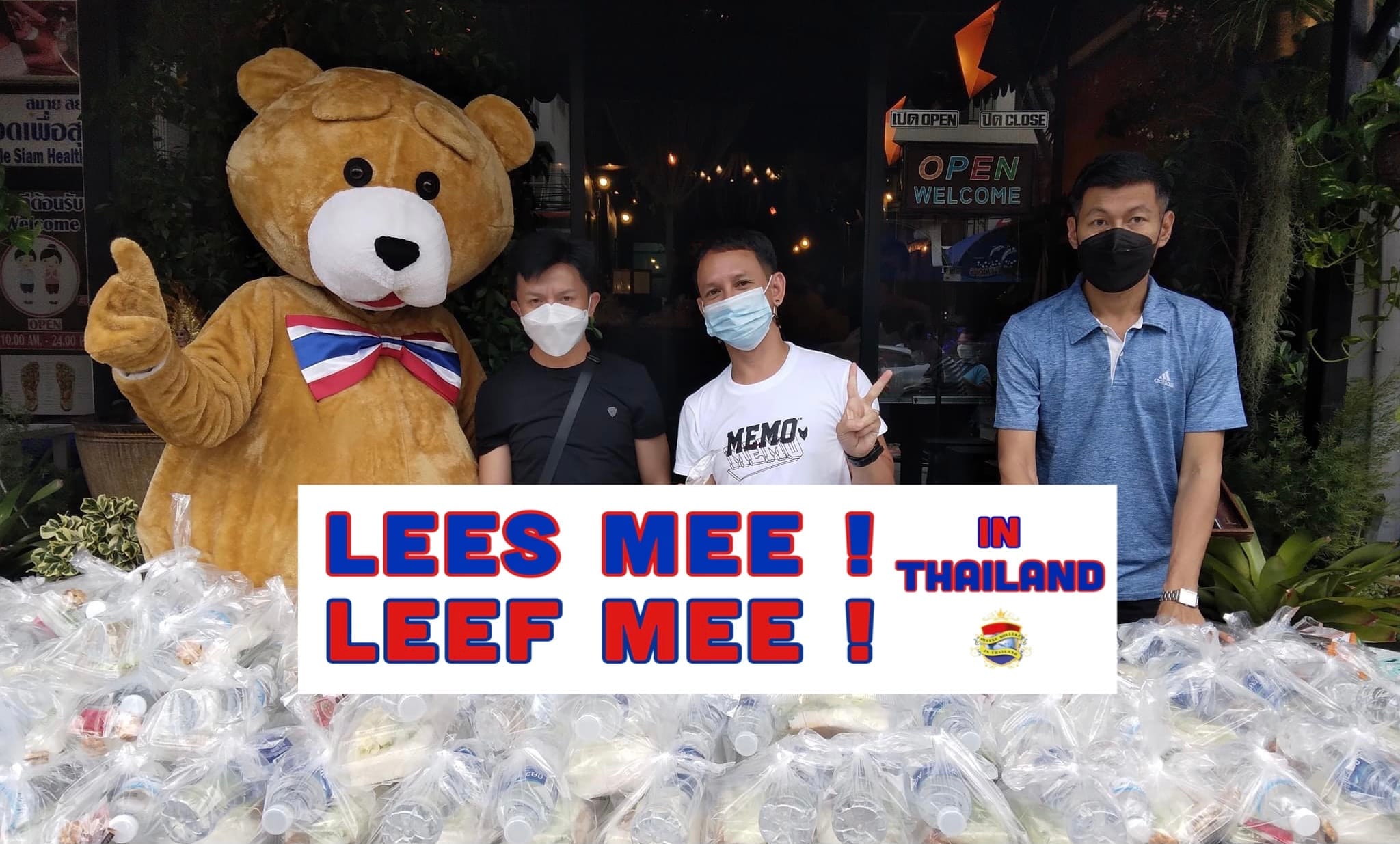 NÉÉ, de opgezette voedseldonatie van Olleke Bolleke in Pattaya is GÉÉN mosterd na de maaltijd.