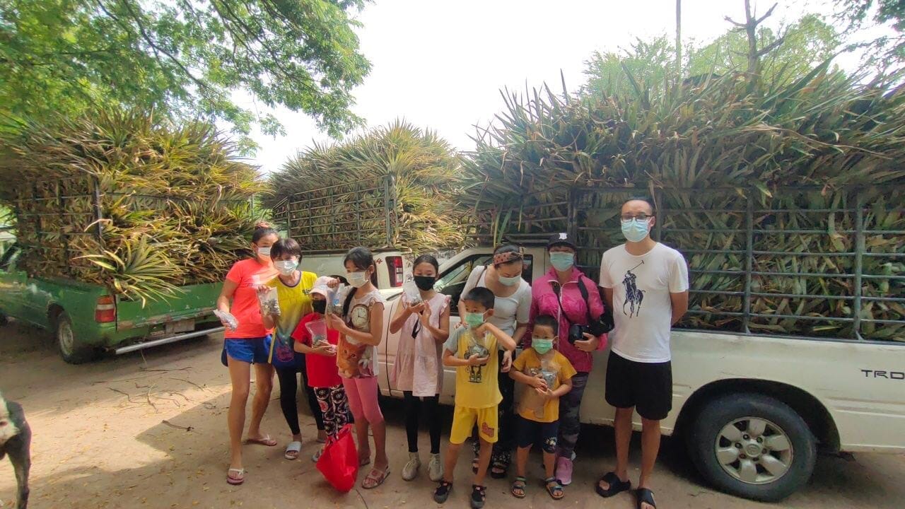 Liefdadigheidsgroepen zoals de “Super Kids” en “Super Girls” helpen olifanten in nood in Sattahip