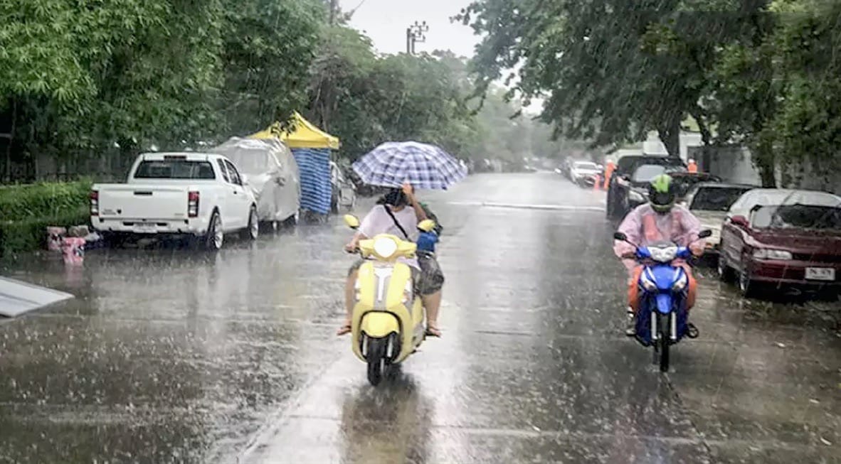 De TMD van Thailand waarschuwt voor zware regens in verschillende regio’s van het land