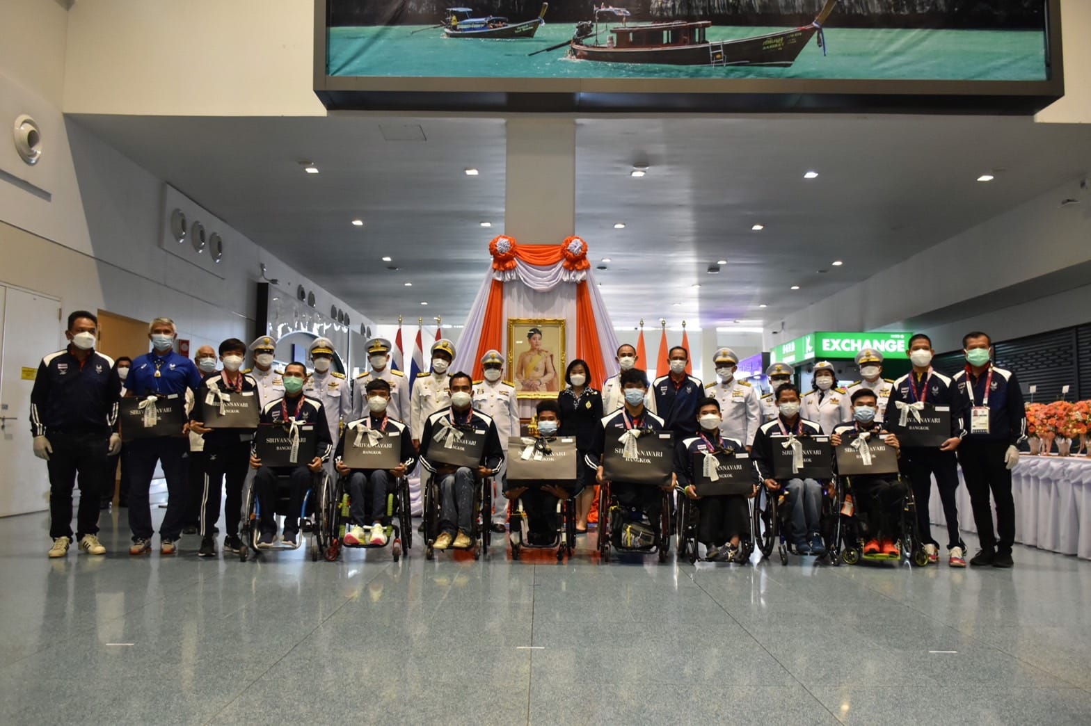 Thailand verwelkomt de sporthelden van de Paralympische spelen vanuit Japan op Phuket