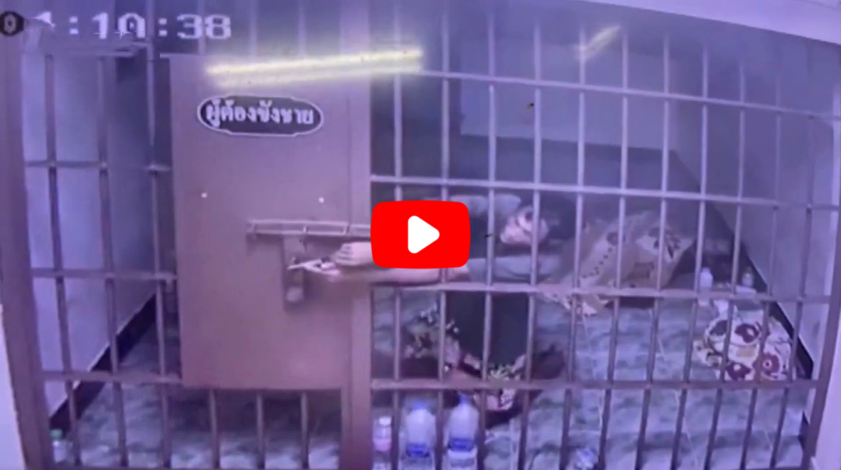 VIDEOCLIP | Thaise gevangenen ontsnappen met behulp van paperclip
