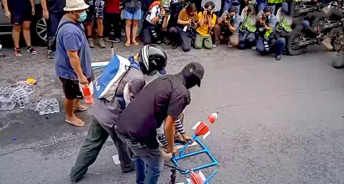 Afgelopen weekend werden er na een anti-regeringsdemonstratie in Bangkok 15 demonstranten gearresteerd