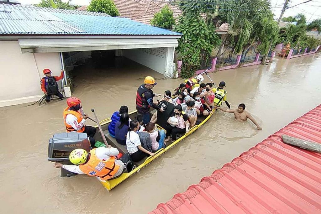 Het grootste deel van Chaiyaphum is tot ​​rampgebied, méér dan 10.000 huizen overstroomd