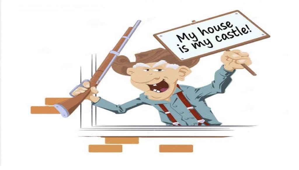 “Mijn huis is mijn kasteel” – maar het doden van indringers kan leiden tot gevangenisstraf