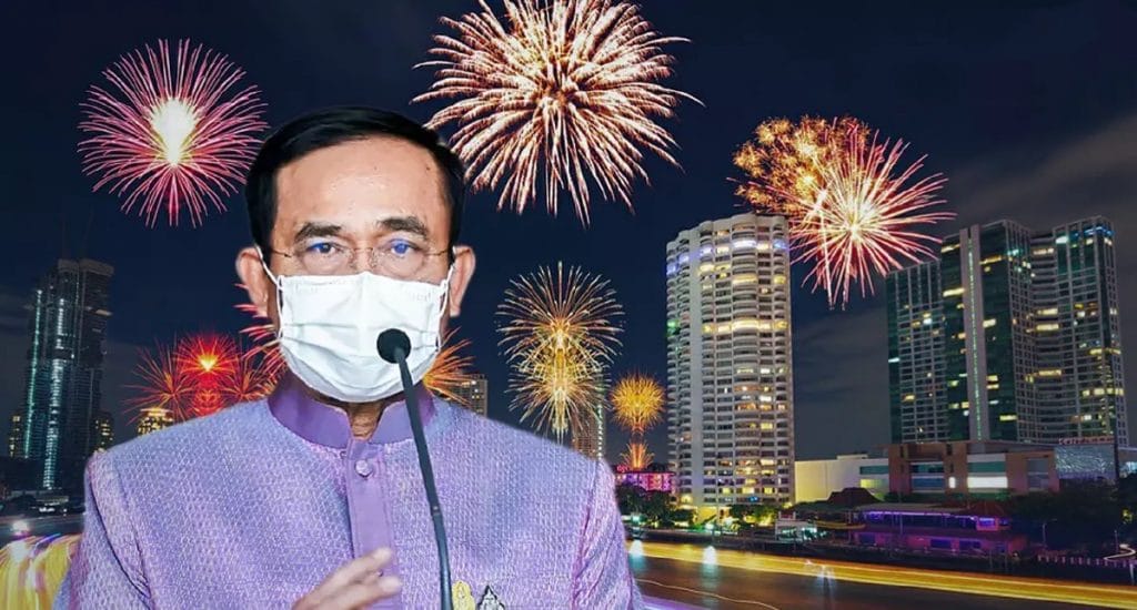 Premier Prayut wil dat Thailand op spectaculaire wijze het jaar 2022 inluidt
