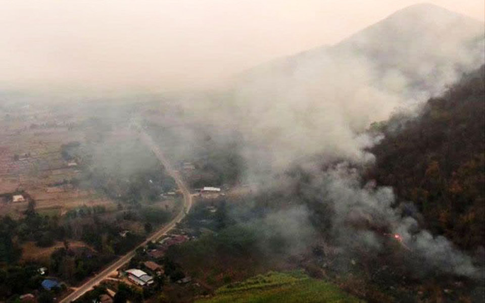 Thailand bereidt zich voor om tijdens dit koude seizoen de bosbranden en de smog aan te pakken