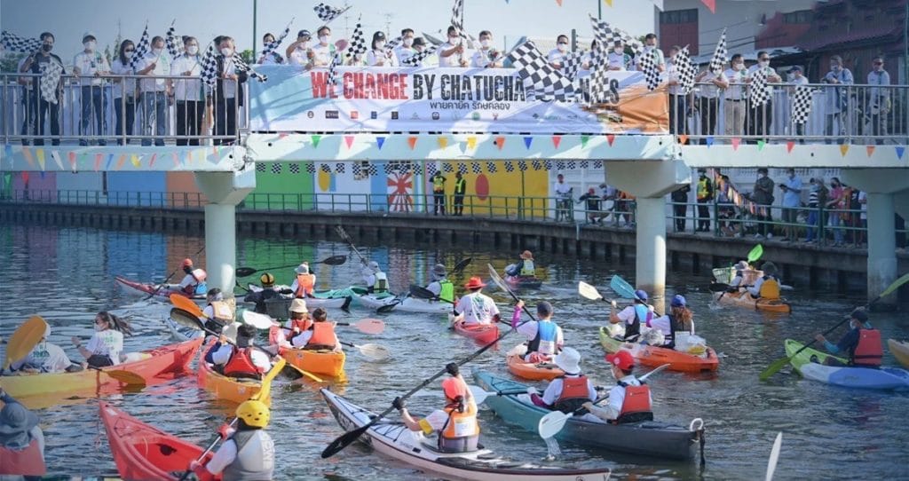 Het afval verzamelproject in het Chatuchak gebied kan worden toegepast in andere delen van de stad Bangkok