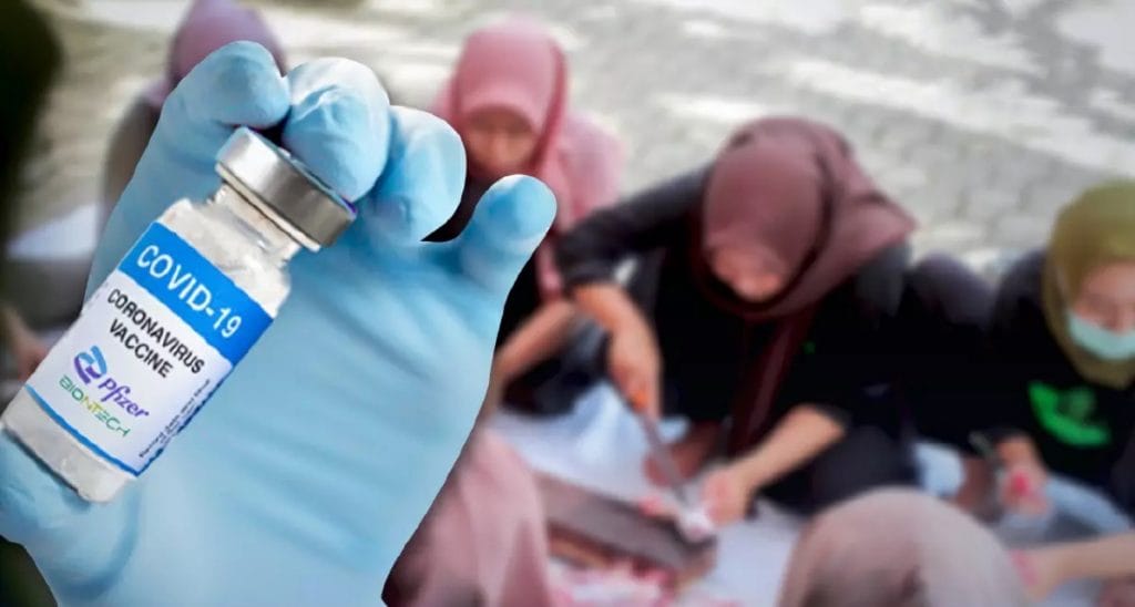 Alleen de bewoners in het diepe zuiden van Thailand, krijgen een dubbele Pfizer inenting