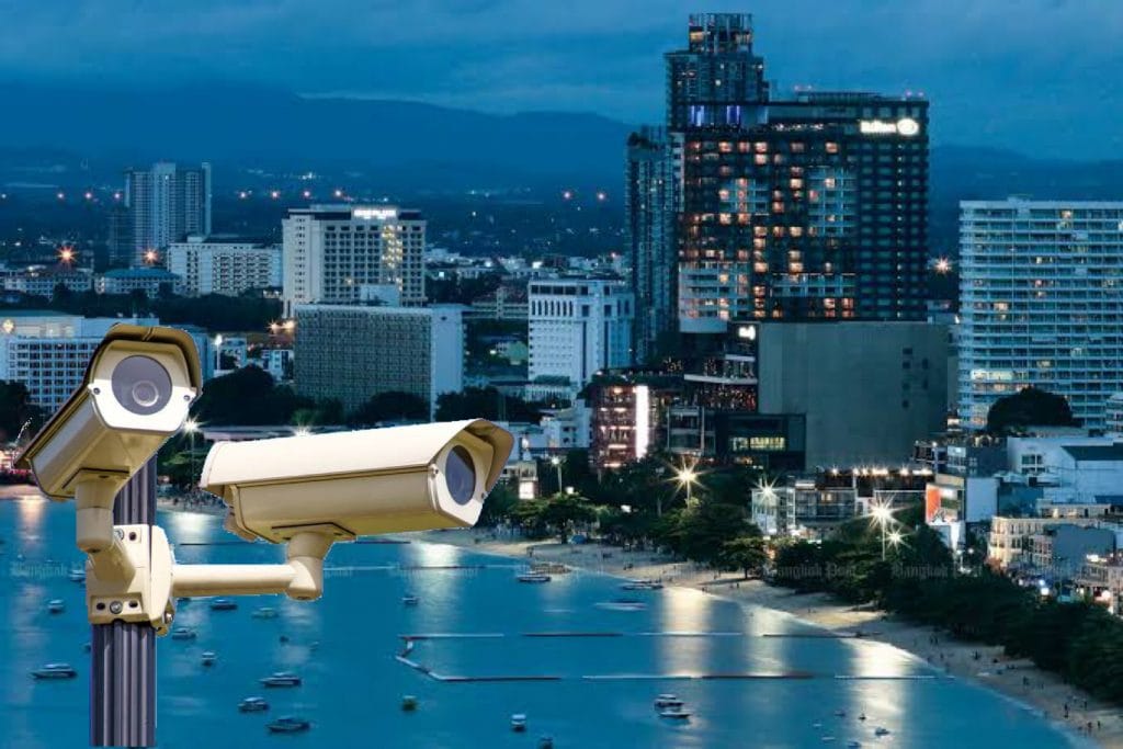 De kustplaats Pattaya wil (weer) de CCTV-beveiliging verhogen