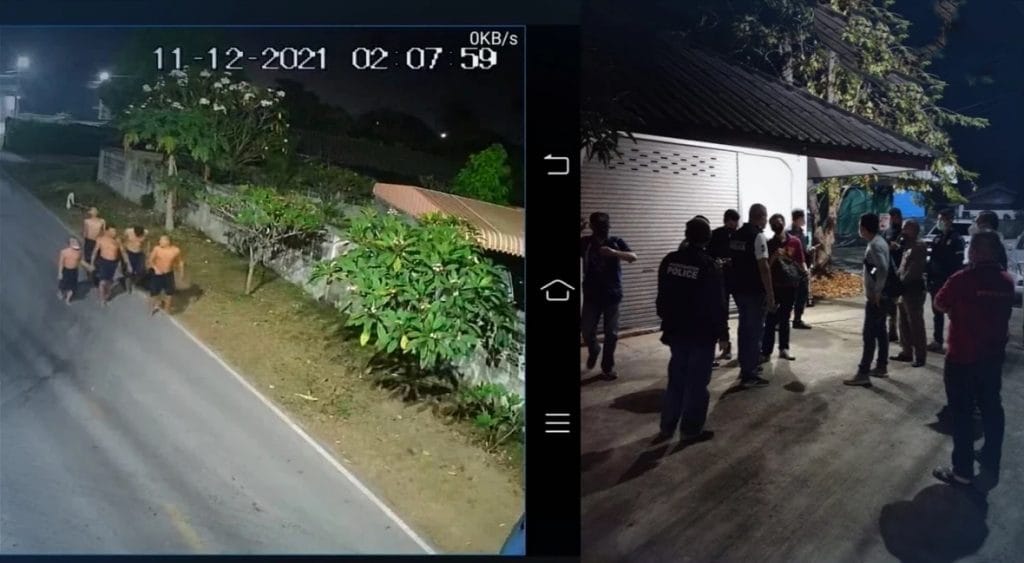 Politie pakt 4 ontsnapten Covid19 gevangenis op, de klopjacht op de andere 5 wordt intenser