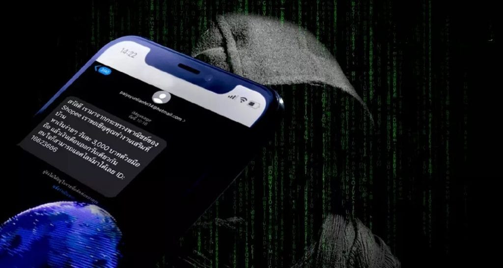 Het Ministerie van Handel in Thailand waarschuwt dat het juridische stappen zal ondernemen tegen bedriegers in nep-sms’jes