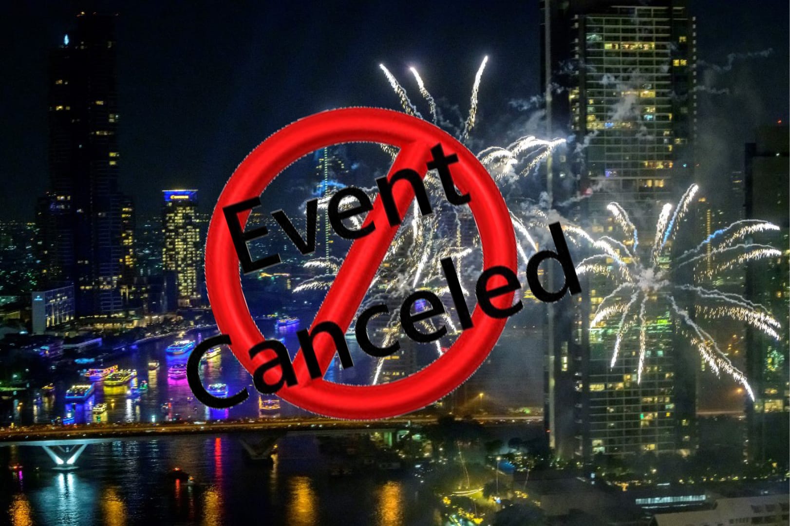 BREAKING NEWS | De hoofdstad van Thailand annuleert zijn officiële nieuwjaarsevenement en bijbehorende gebedsceremonies