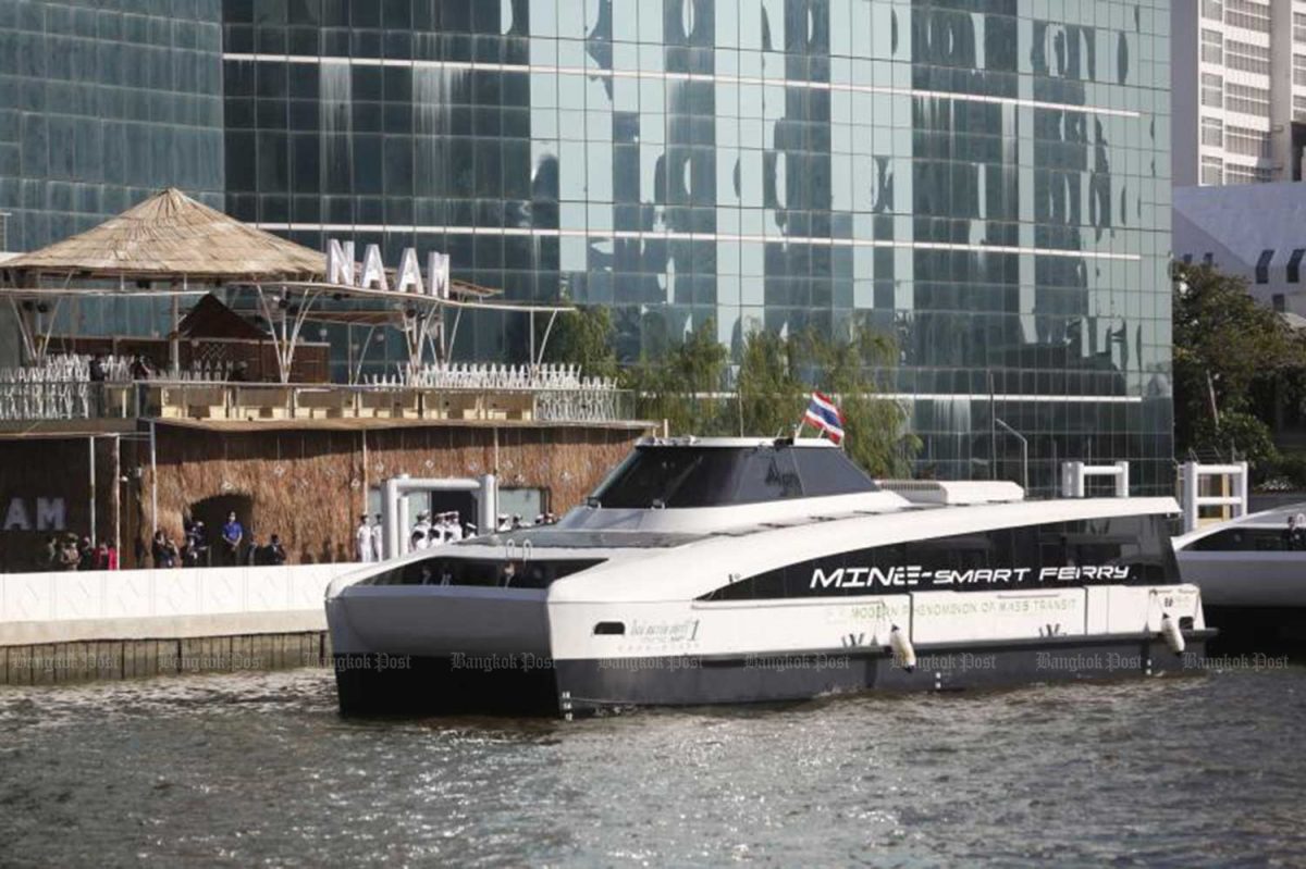 De Sathonpier in Bangkok krijgt extra elektrische bootroutes