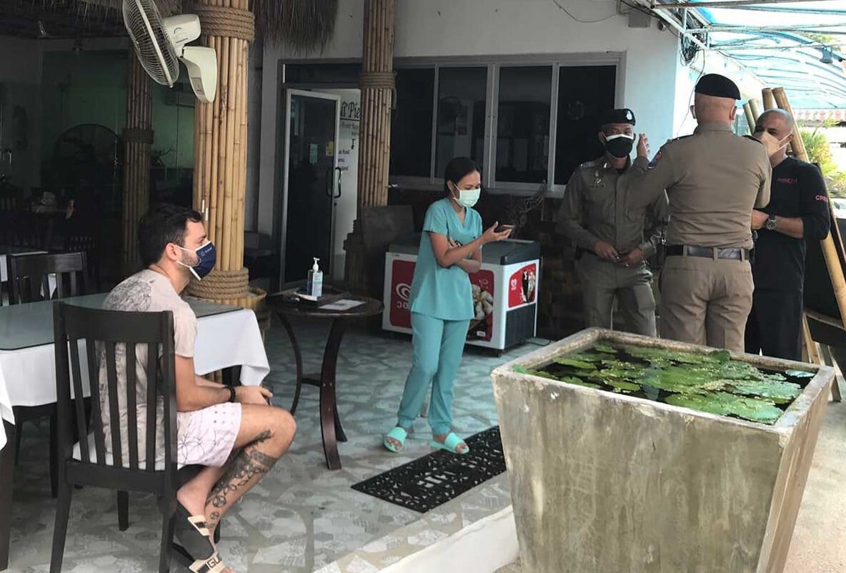 Israëliër op Samui nadat hij de quarantaine in Bangkok ontvluchtte