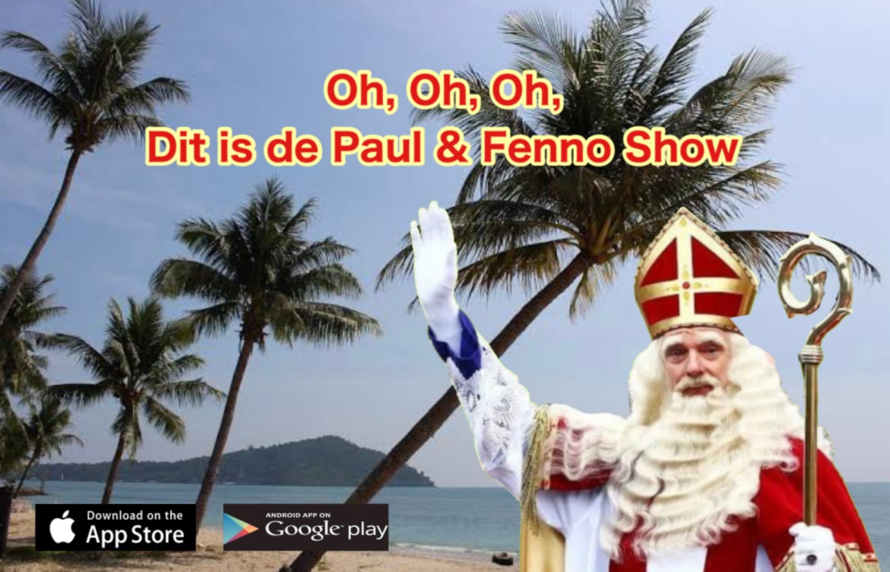 Morgen zit onze Paul alleen achter de knoppen in de “Oh, Oh, Oh, Dit is de Paul & Fenno Show”, en dat gaat hem goed af