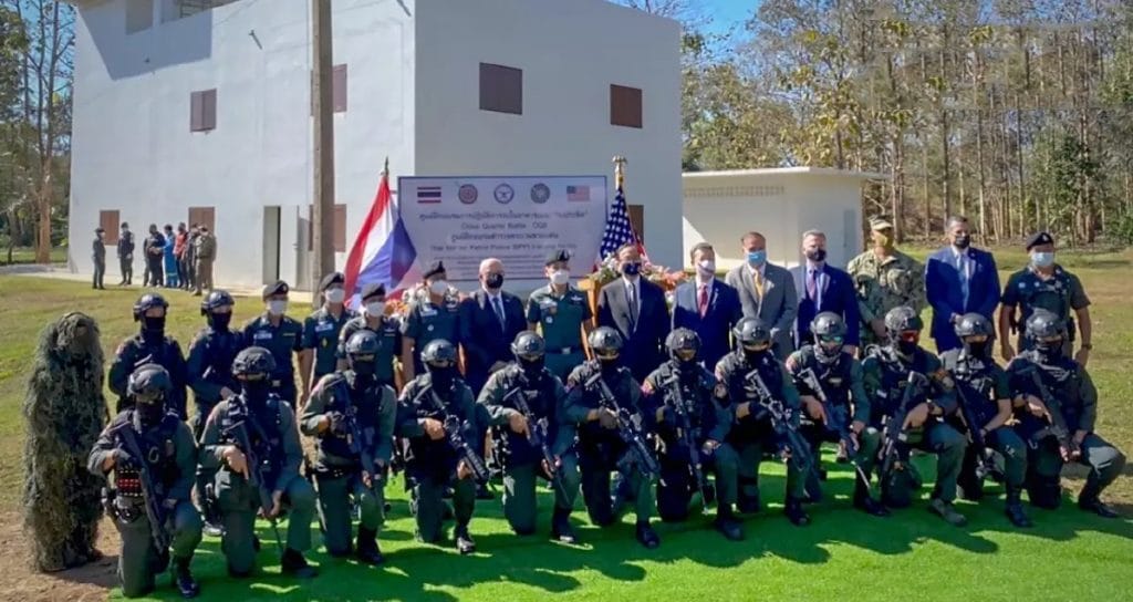 Amerika en Thailand openen gezamenlijk een opleidingsfaciliteit voor elite-grenspolitie in Chiang Mai