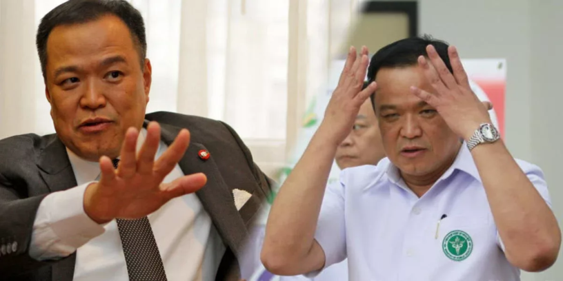 De minister van gezondheid prijst de aanpak van het Covid19 virus in Thailand in vergelijking met de VS