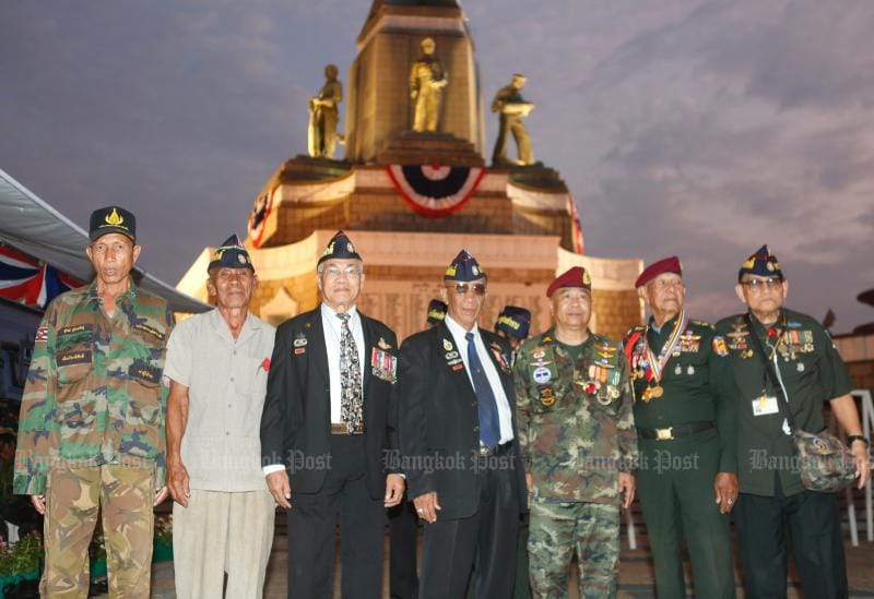 De veteranendag vandaag in Bangkok zal het verkeer enigszins gaan verstoren