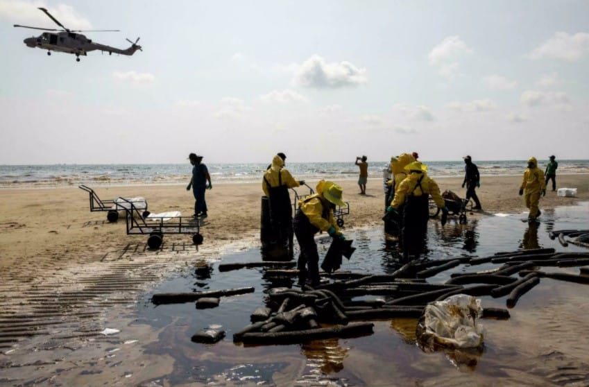 De olieramp in Rayong is “een nagel aan de doodskist” voor de door Covid19 getroffen strandbedrijven