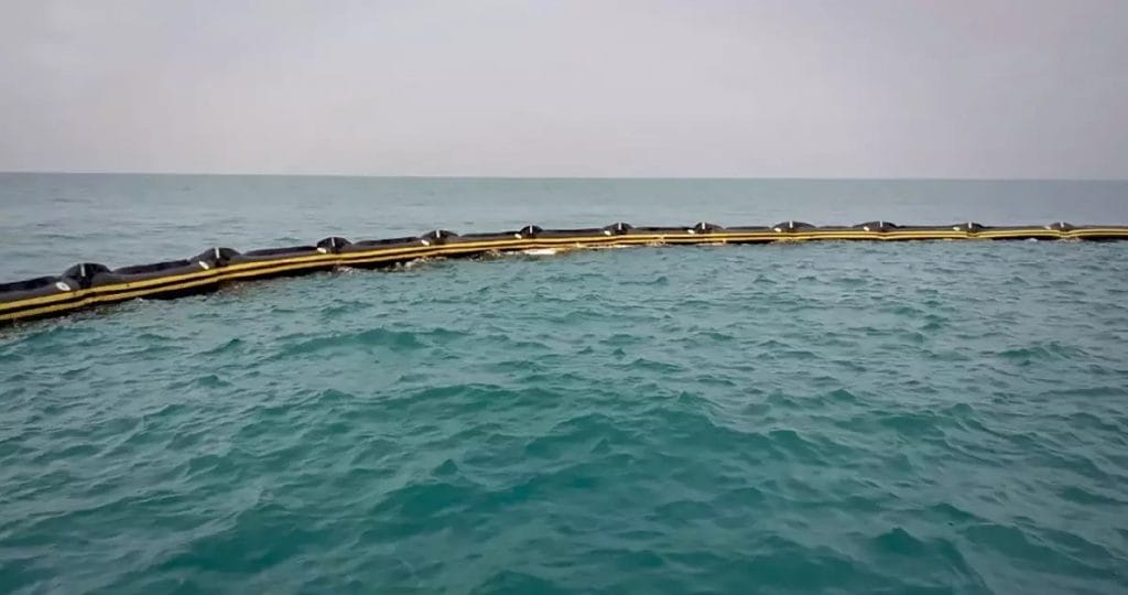 Weer een olielek gevonden in de onderwaterpijpleiding van SPRC in Rayong 