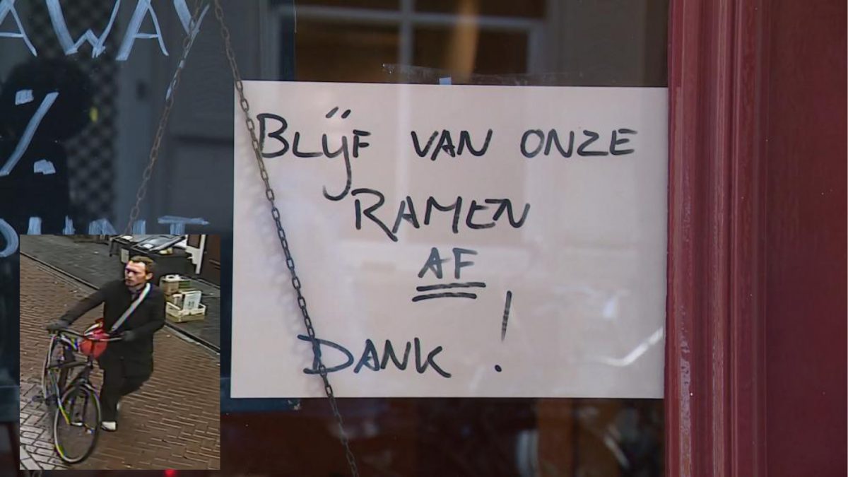 Signalement bekend van de ruiten vernieler van Thaise restaurants in Amsterdam