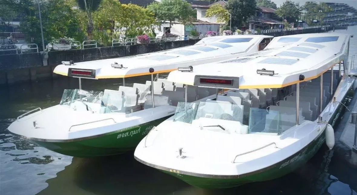 Binnenkort glijden de elektrische boten over het Saen Saep-kanaal in Bangkok