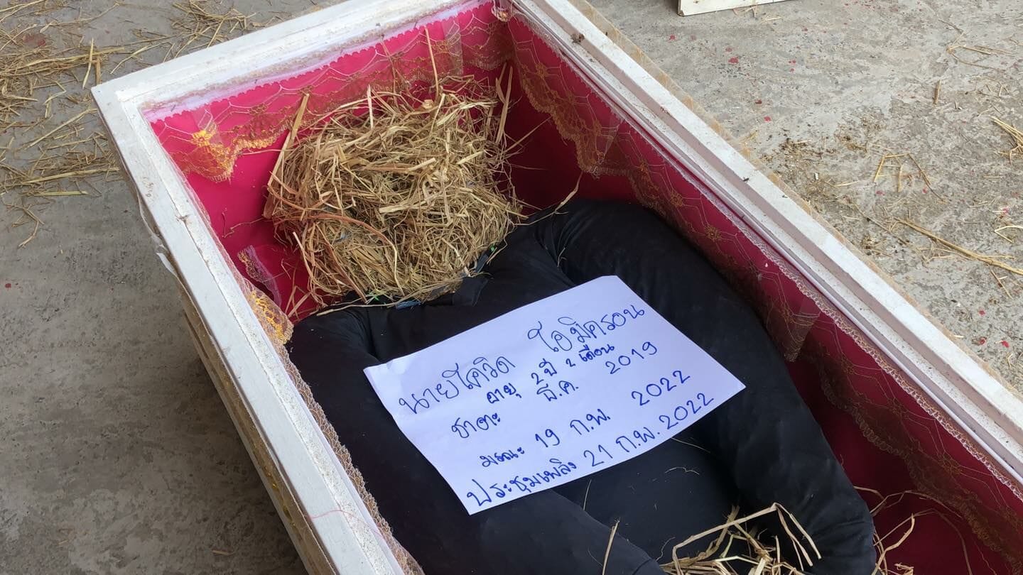 Thaise monniken organiseren begrafenis voor vogelverschrikker “Covid” om de ziekte uit te bannen