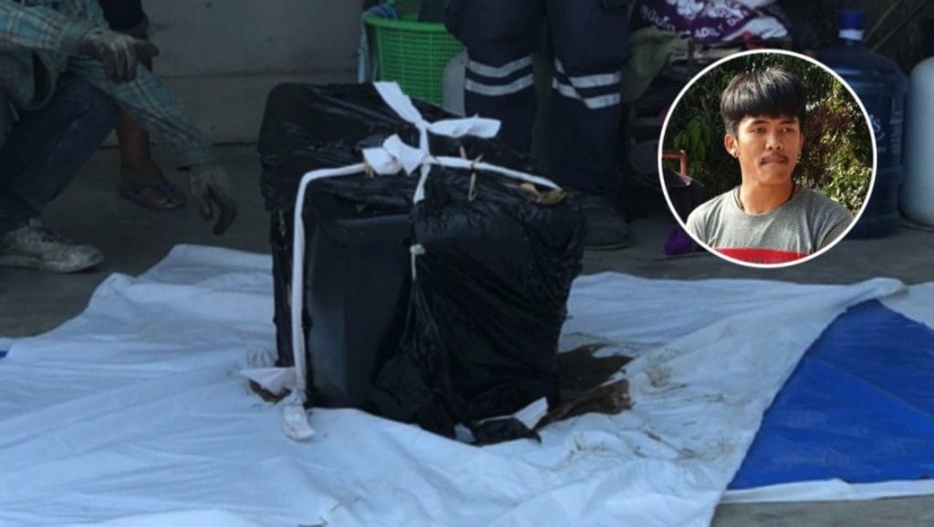 18-jarige Thais meisje dood aangetroffen in plastic container en gedumpt in verlaten veld in Suphanburi