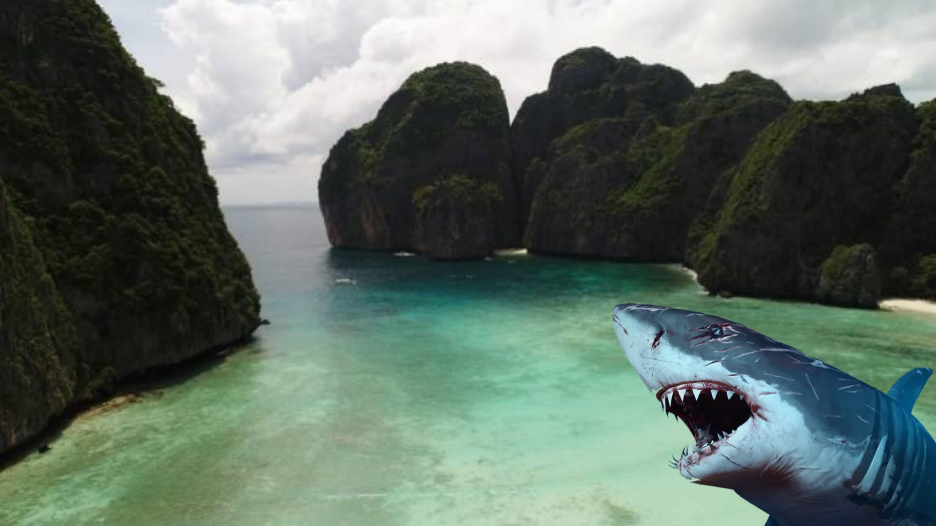 Het in Zuid Thailand gelegen Krabi weigert toestemming om de haaienhorror film “Meg 2” in april en mei op de stranden van Railay en Tonsai te maken