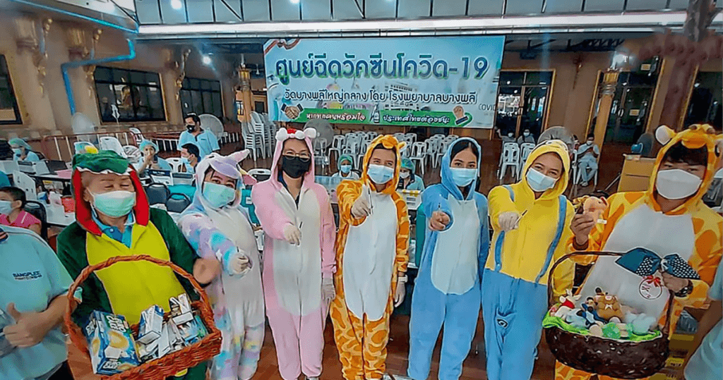 Het is een “leuk” tijdverdrijf voor kinderen, die gevaccineerd moeten worden 