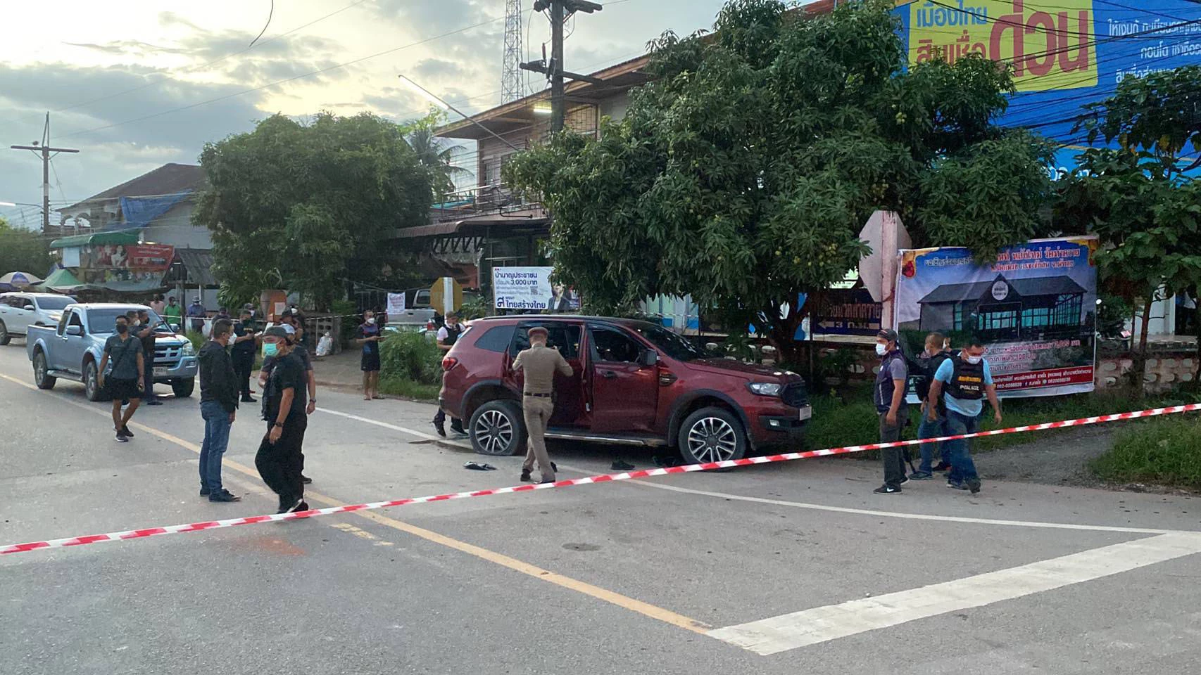 Twee Thaise mannen in Bangkok gearresteerd na moord op politieagent in het Zuid Thailand