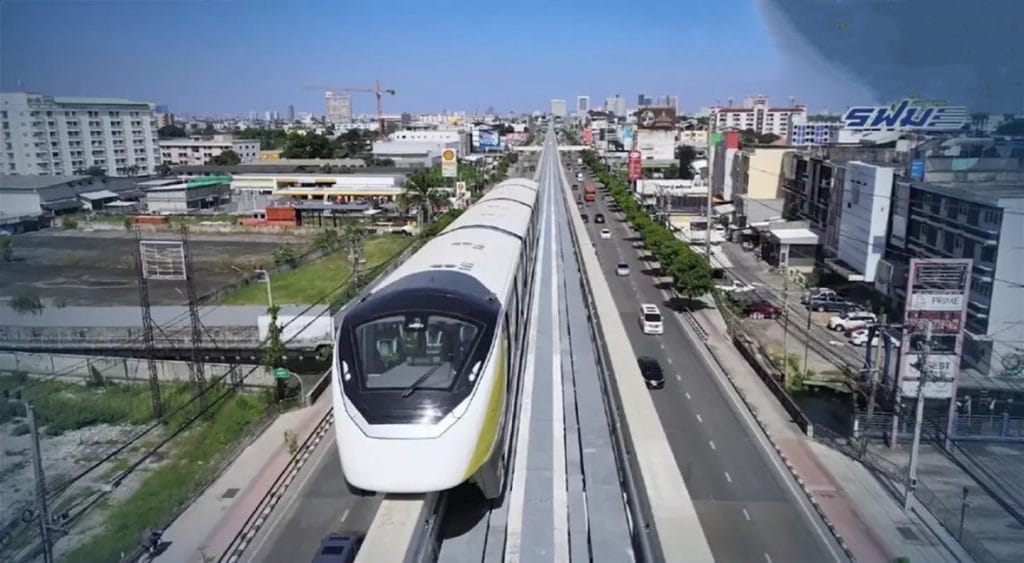 Automobilisten moeten de Srinakarin-brug over Saen Saeb tot 22 maart vermijden