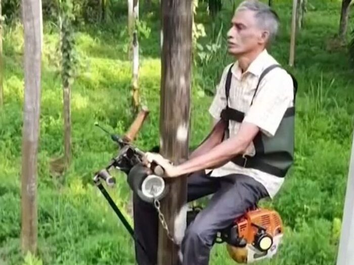 🎥 | Indiase boer vindt ‘boomscooter’ uit om betelnoten te oogsten